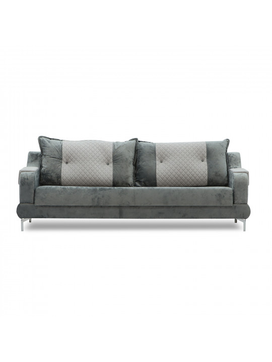 Հավաքածու HOBEL OLIVIA 3+1+1 KAX 0419 METAL/GREY MONACO 14/GREY BUKLE 9 (4) 