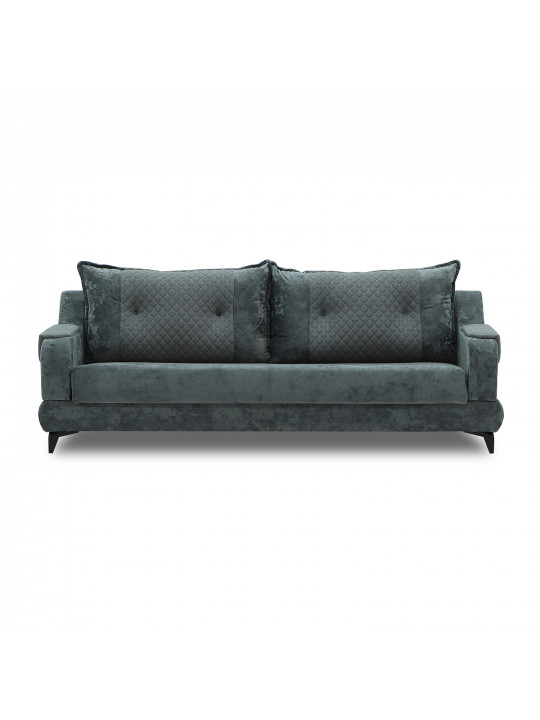 Sofa set HOBEL OLIVIA 3+1+1 L38120AB DARK GREY MONACO 15/GREY BUKLE 11 (4) 