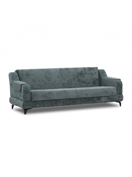 Sofa set HOBEL OLIVIA 3+1+1 L38120AB DARK GREY MONACO 15/GREY BUKLE 11 (4) 