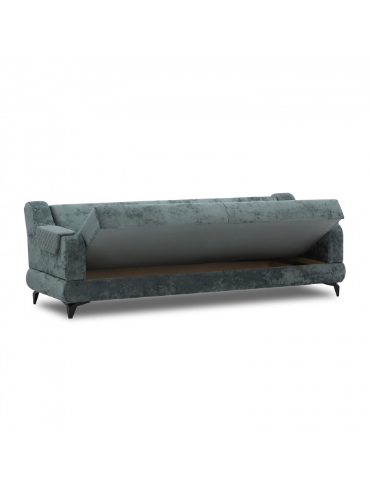 Sofa set HOBEL OLIVIA 3+1+1 L38120AB DARK GREY MONACO 15/GREY BUKLE 11 (4) 