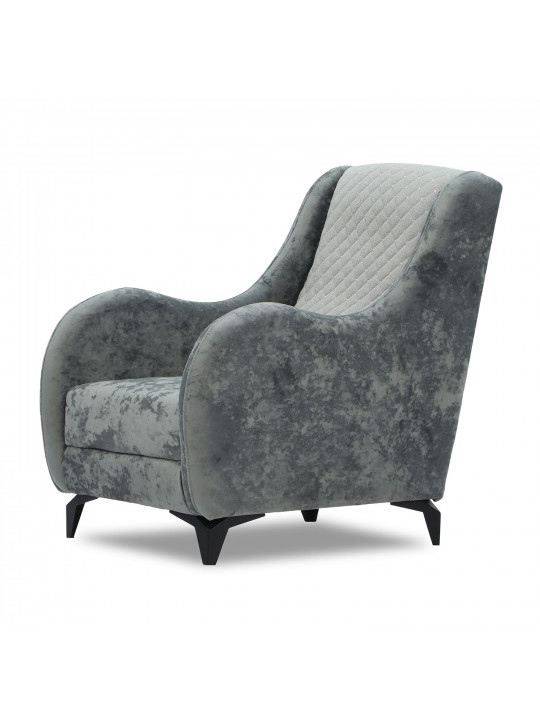 Հավաքածու HOBEL OLIVIA 3+1+1 L38120/AB BLACK/GREY MONACO 14/GREY BUKLE 9 (4) 