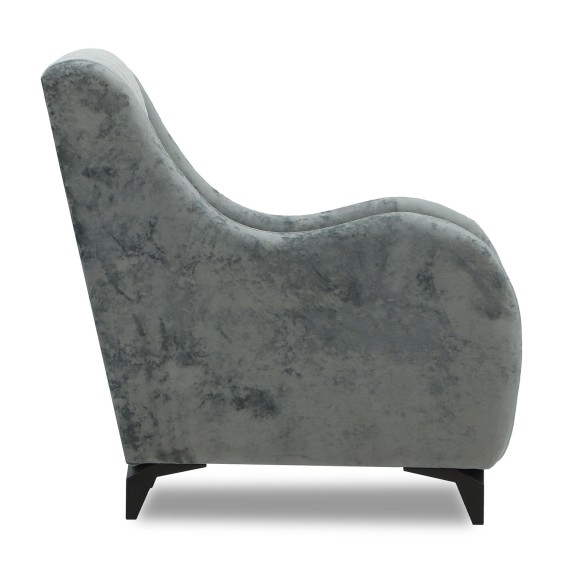 Հավաքածու HOBEL OLIVIA 3+1+1 L38120/AB BLACK/GREY MONACO 14/GREY BUKLE 9 (4) 