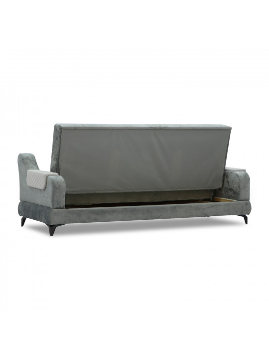 Հավաքածու HOBEL OLIVIA 3+1+1 L38120/AB BLACK/GREY MONACO 14/GREY BUKLE 9 (4) 