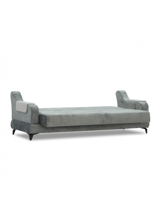 Հավաքածու HOBEL OLIVIA 3+1+1 L38120/AB BLACK/GREY MONACO 14/GREY BUKLE 9 (4) 