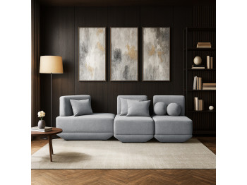 Sofa HOBEL PARMA LIGHT GREY BEATTO 1069 (3) 