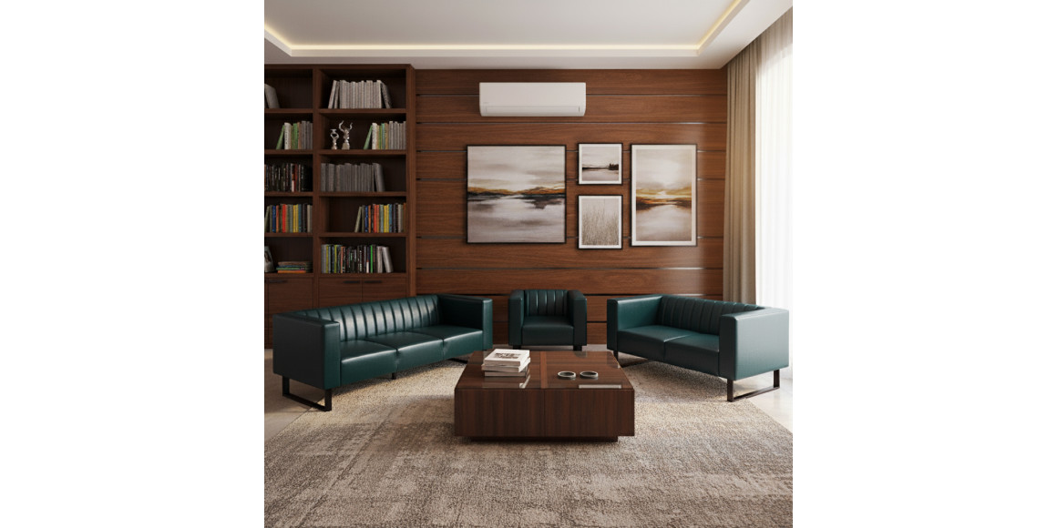 Гарнитур HOBEL POLO 3+2+1 GREEN PHANTOM 20 (3) 