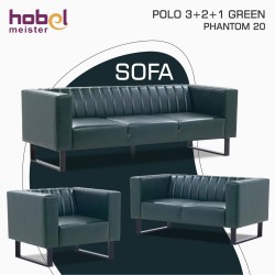 Гарнитур HOBEL POLO 3+2+1 GREEN PHANTOM 20 (3) 