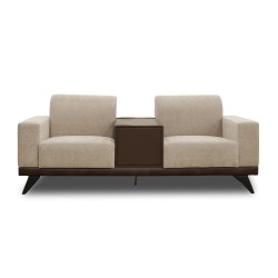 Гарнитур HOBEL RIO LUXE 3+2+1  CHOCOLATE PHANTOM 7/CREAM BONCUK 4 (4) 