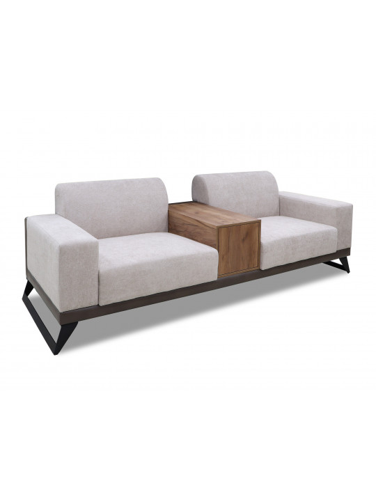 Sofa set HOBEL RIO LUXE 3+2+1 DARK CAPPUCCINO PHANTOM 13/ CREAM BONCUK 4 (3) 