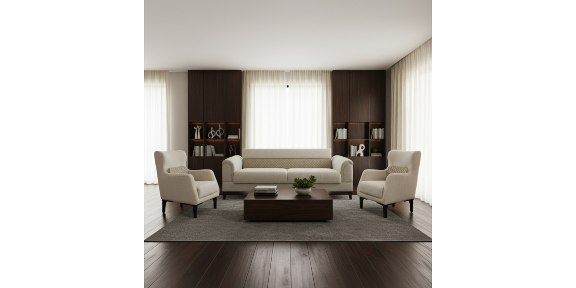 Հավաքածու HOBEL STONE 3+1+1 CREAM BEATTO 1065/ BUKLE 4/INFINITY 103 (3) 