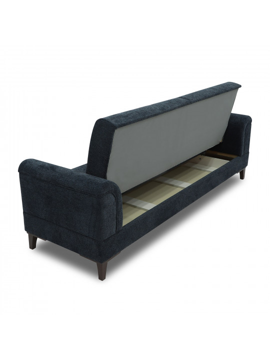 Sofa set HOBEL STONE 3+1+1 DARK BLUE BEATTO 1053/GREY BUKLE 11 (3) 