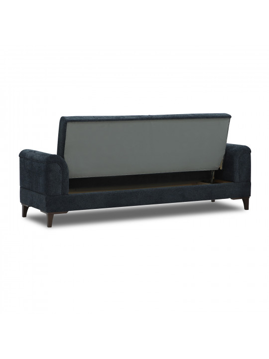 Sofa set HOBEL STONE 3+1+1 DARK BLUE BEATTO 1053/GREY BUKLE 11 (3) 