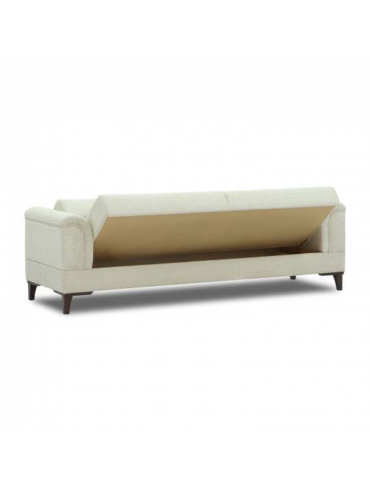 Sofa set HOBEL STONE 3+1+1 LIGHT CREAM BEATTO 1065/CREAM BUKLE 4 (3) 