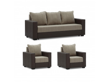 Sofa set HOBEL TEO  3+1+1 GREY V460/ GREY LEONARDO 14 (4) 