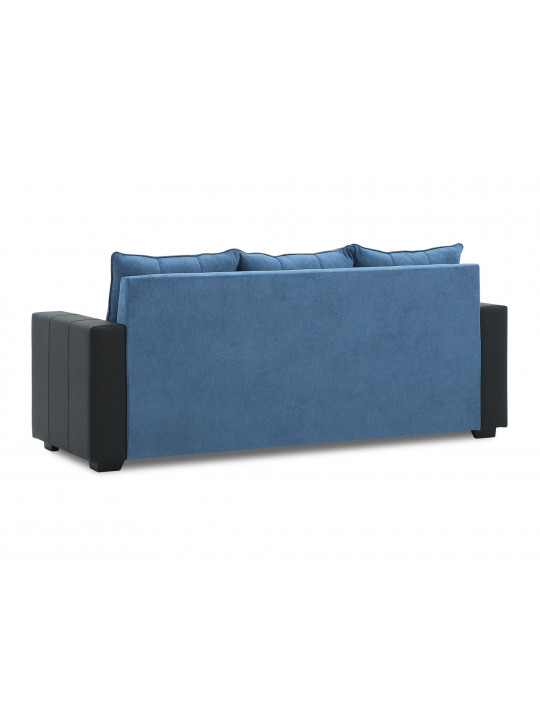 Sofa set HOBEL TEO  3+1+1 BLACK 4503/BLUE BREEZE 23 (4) 