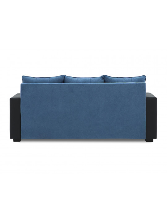 Sofa set HOBEL TEO  3+1+1 BLACK 4503/BLUE BREEZE 23 (4) 