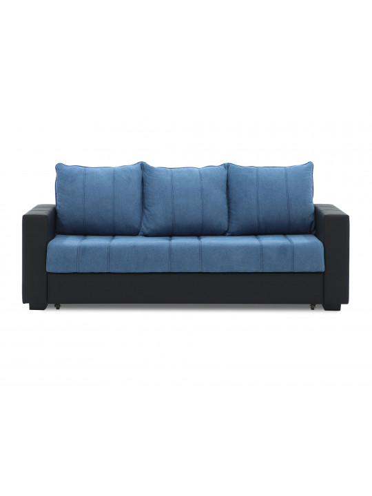 Sofa set HOBEL TEO  3+1+1 BLACK 4503/BLUE BREEZE 23 (4) 