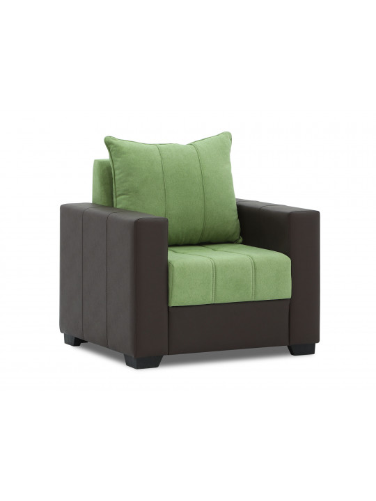 Sofa set HOBEL TEO  3+1+1 COFFEE V460/GREEN BREEZE 15 (4) 