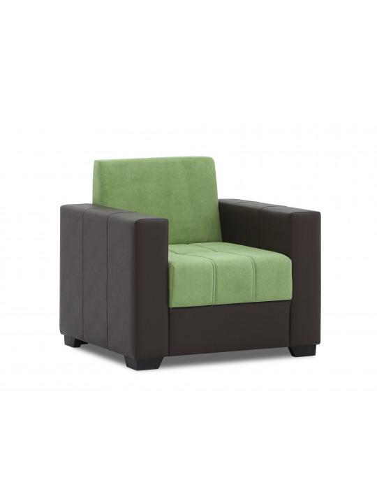 Sofa set HOBEL TEO  3+1+1 COFFEE V460/GREEN BREEZE 15 (4) 