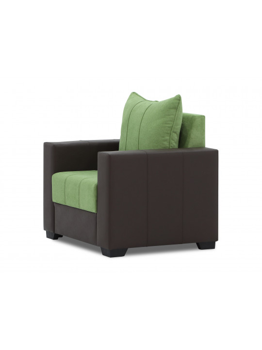 Sofa set HOBEL TEO  3+1+1 COFFEE V460/GREEN BREEZE 15 (4) 