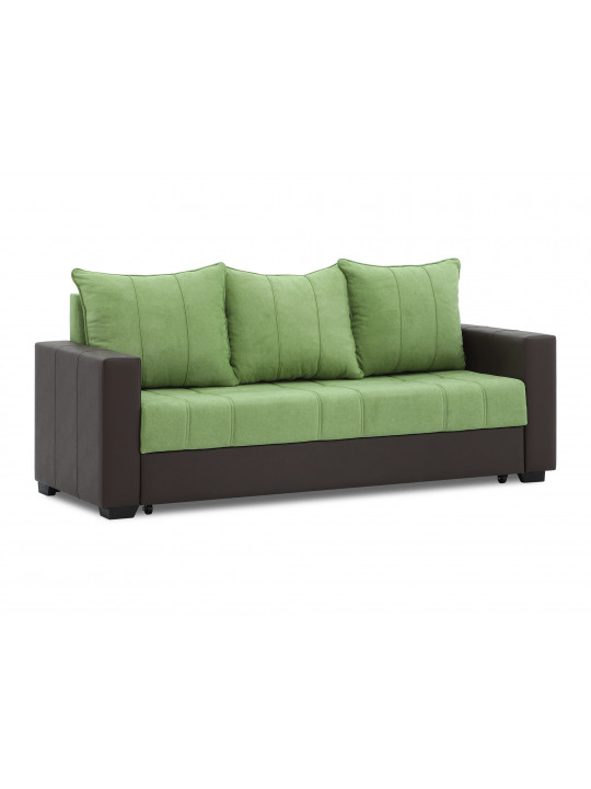 Sofa set HOBEL TEO  3+1+1 COFFEE V460/GREEN BREEZE 15 (4) 