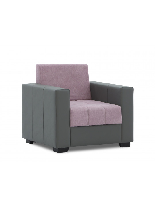 Sofa set HOBEL TEO  3+1+1 GREY V460/LIGHT PINK BREEZE19 (4) 