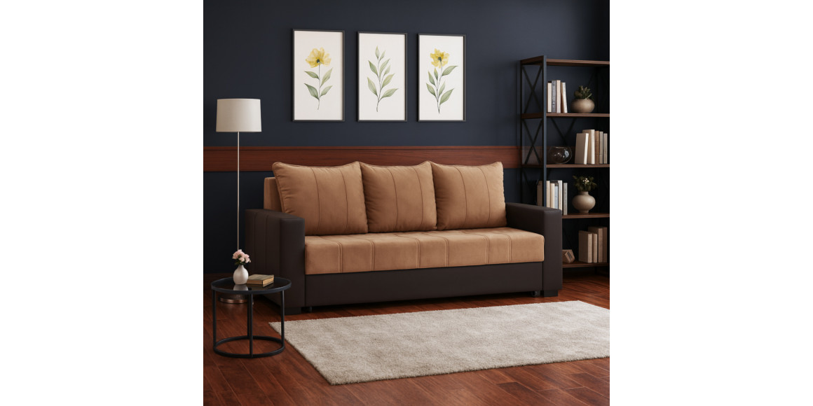 Sofa HOBEL TEO COFFEE V460/ LIGHT BROWN VIVALDI 20 (2) 
