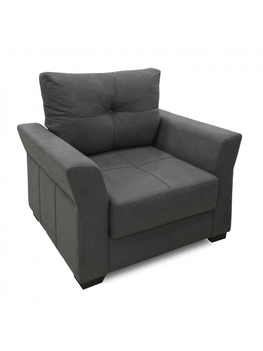 Гарнитур HOBEL TEXAS 3+1+1 DARK GREY SCANDI 22 (6) 