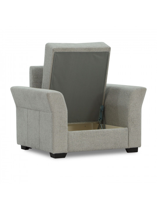 Гарнитур HOBEL TEXAS 3+1+1 D/P LIGHT GREY BEATTO 1067 (6) 