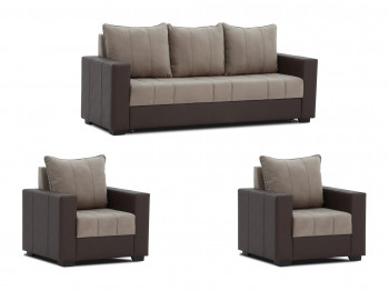 Sofa set HOBEL TEO  3+1+1 COFFEE V460/DARK CAPPUCCINO VIVALDI 5 (4) 