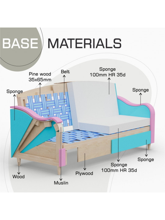 Гарнитур HOBEL UTA 3+1+1 DRAK BROWN JAGUAR 18 (4) 