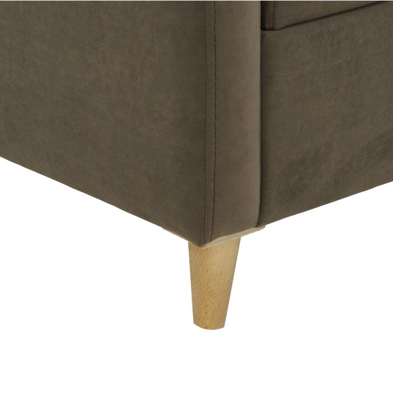 Гарнитур HOBEL UTA 3+1+1 F/R BROWN LEONARDO 6 (4) 