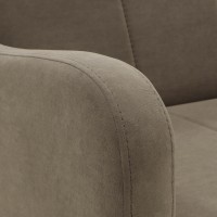 Гарнитур HOBEL UTA 3+1+1 F/R BROWN LEONARDO 6 (4) 