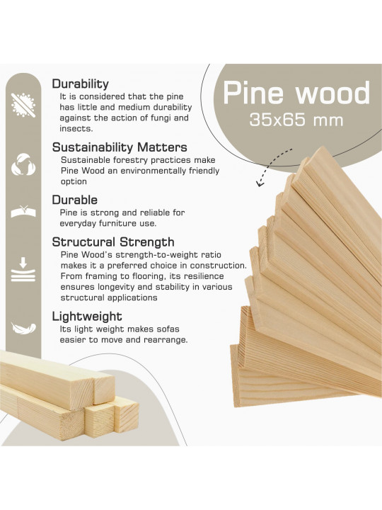Հավաքածու HOBEL UTA 3+1+1 F/R BROWN MONACO 5 (4) 