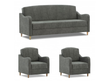 Sofa set HOBEL UTA 3+1+1 GREY RONALDO 1808 (4) 