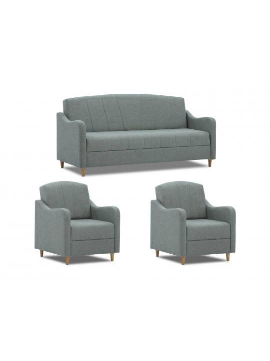 Sofa set HOBEL UTA 3+1+1 GREY SCANDI 21 (4) 