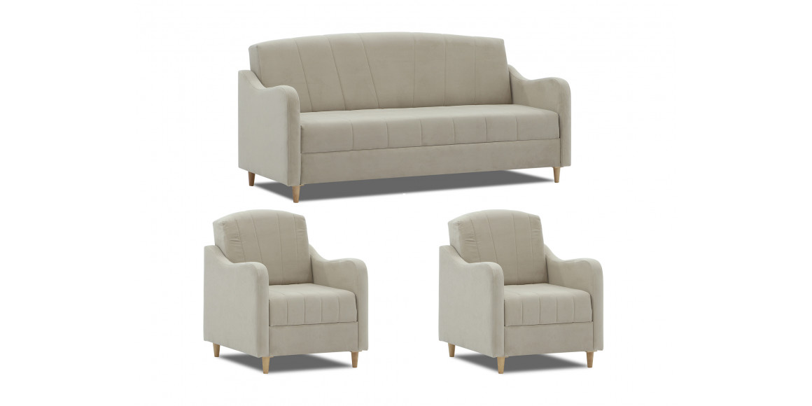 Sofa set HOBEL UTA 3+1+1 LIGHT CAPPUCCINO VIVALDI 4 (4) 