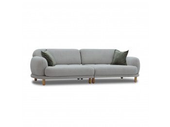 Диван HOBEL ALYASKA 3 GREY BUKLE 8/ NIAGARA GREY (2) 