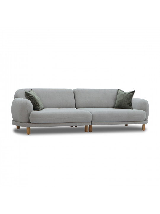 Sofa HOBEL ALYASKA 3 GREY BUKLE 8/ NIAGARA GREY (2) 