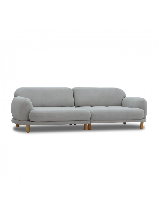 Sofa HOBEL ALYASKA 3 GREY BUKLE 8/ NIAGARA GREY (2) 
