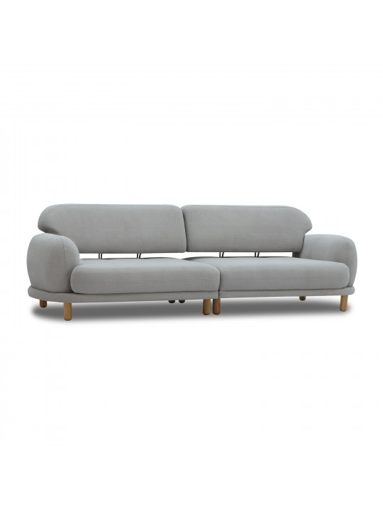 Sofa HOBEL ALYASKA 3 GREY BUKLE 8/ NIAGARA GREY (2) 