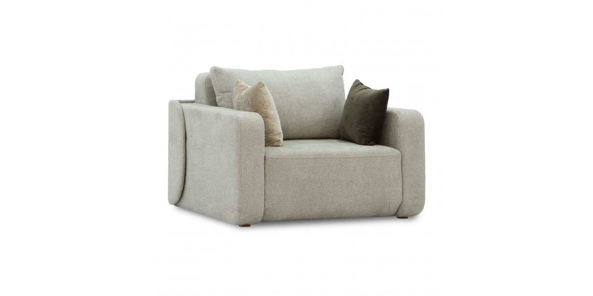 Armchair HOBEL AMANDA GREY AMAZON 5/ NIAGARA LIGHT GREY/ NIAGARA BROWN (4) 