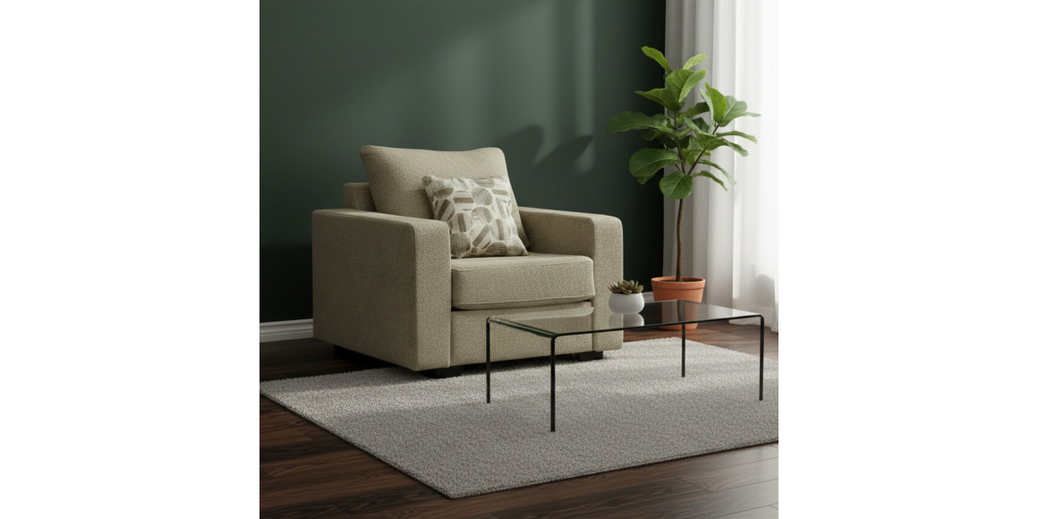 Диван HOBEL ANGEL 1 LIGHT BROWN AMAZON 2 / GANZA 1009 (1) 