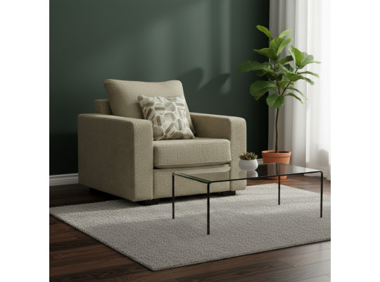 Диван HOBEL ANGEL 1 LIGHT BROWN AMAZON 2 / GANZA 1009 (1) 