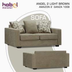Sofa HOBEL ANGEL 2 LIGHT BROWN AMAZON 2 / GANZA 1009 (1) 