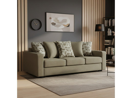 Диван HOBEL ANGEL 3 LIGHT BROWN AMAZON 2 / GANZA 1009 (1) 