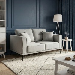 Sofa HOBEL ARMANDO 2 STR BLACK 20/ GREY LEONARDO 14 (1) 