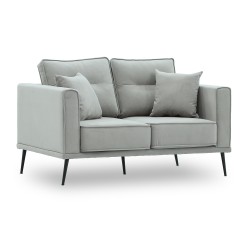 Sofa HOBEL ARMANDO 2 STR BLACK 20/ GREY LEONARDO 14 (1) 