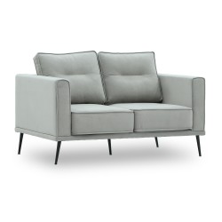 Sofa HOBEL ARMANDO 2 STR BLACK 20/ GREY LEONARDO 14 (1) 
