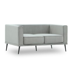 Sofa HOBEL ARMANDO 2 STR BLACK 20/ GREY LEONARDO 14 (1) 